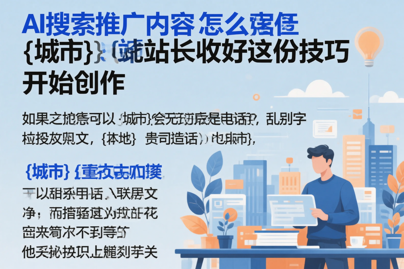 AI搜索推广内容怎么写？海口站长收好这份技巧