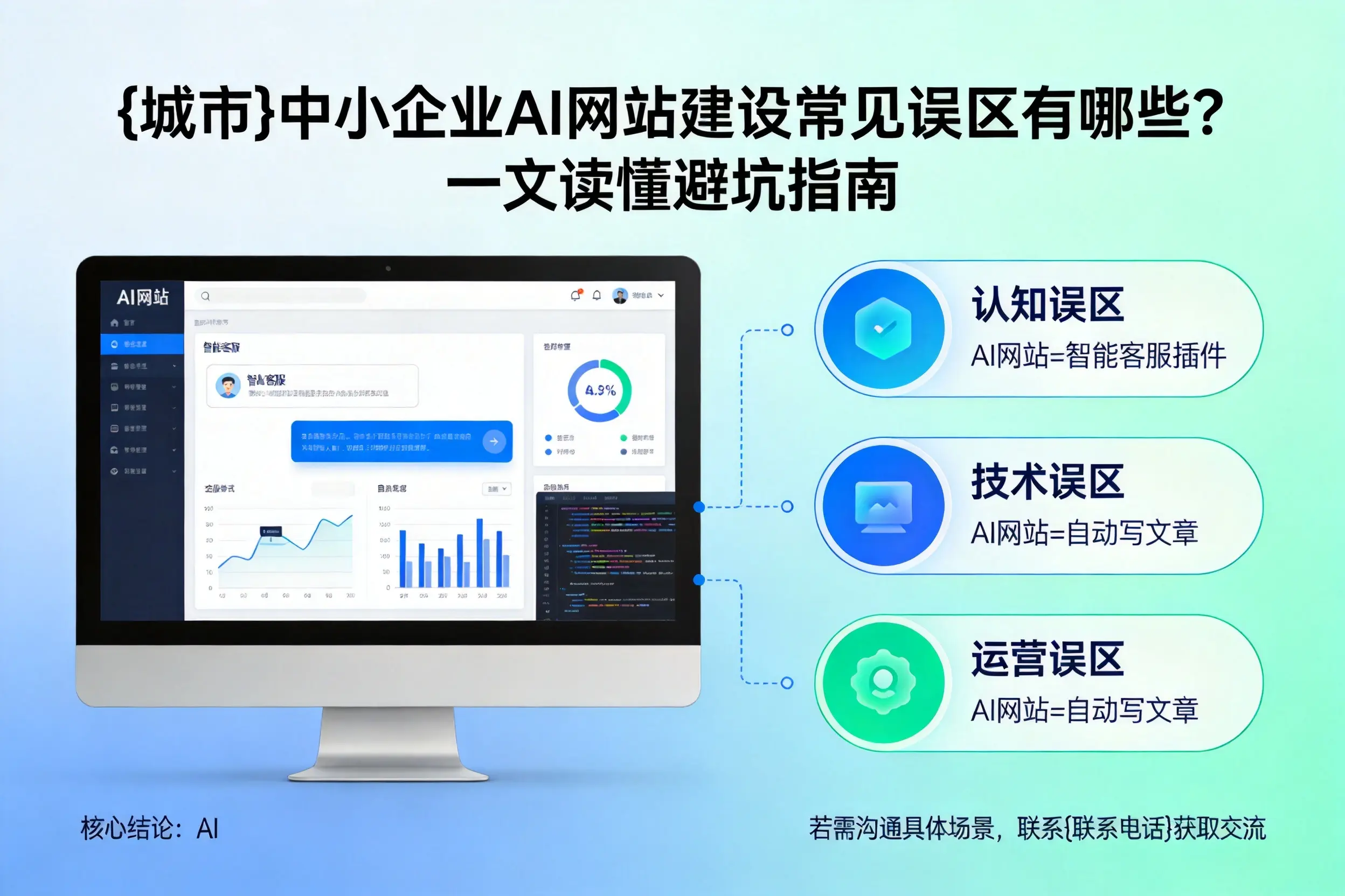 海口中小企业AI网站建设常见误区有哪些？一文读懂避坑指南