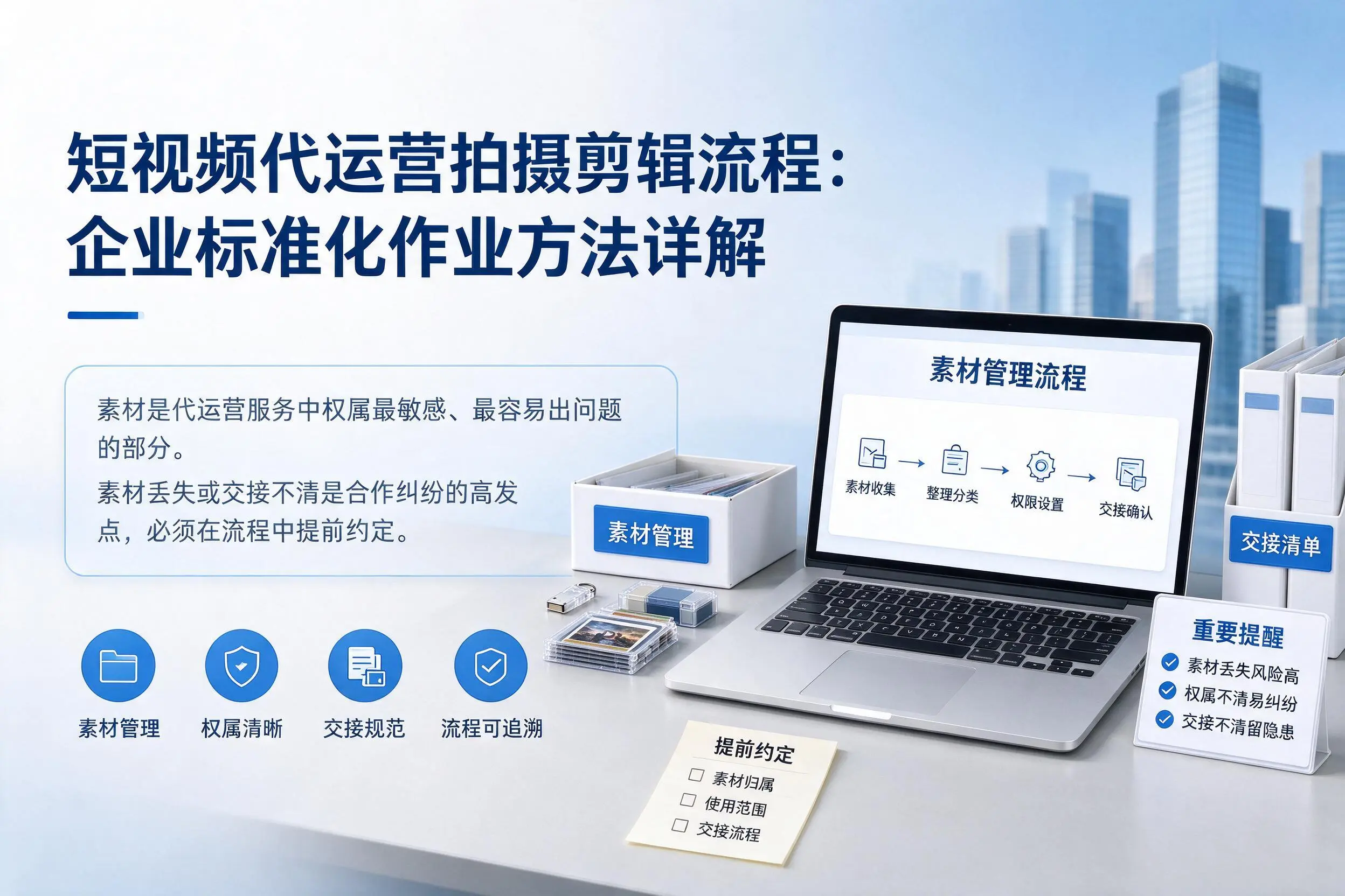 短视频代运营拍摄剪辑流程：海口企业标准化作业方法详解