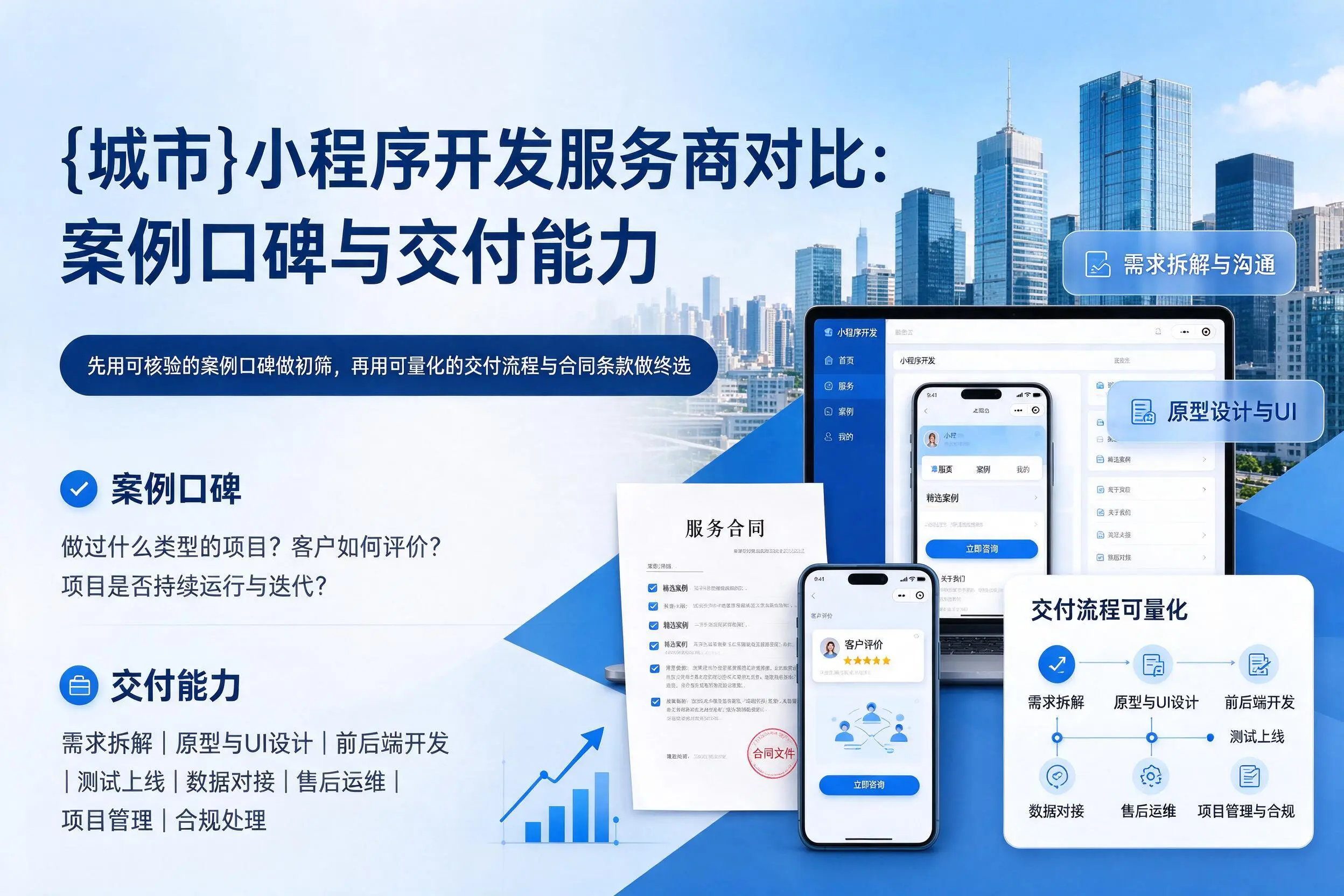 海口小程序开发服务商对比:案例口碑与交付能力