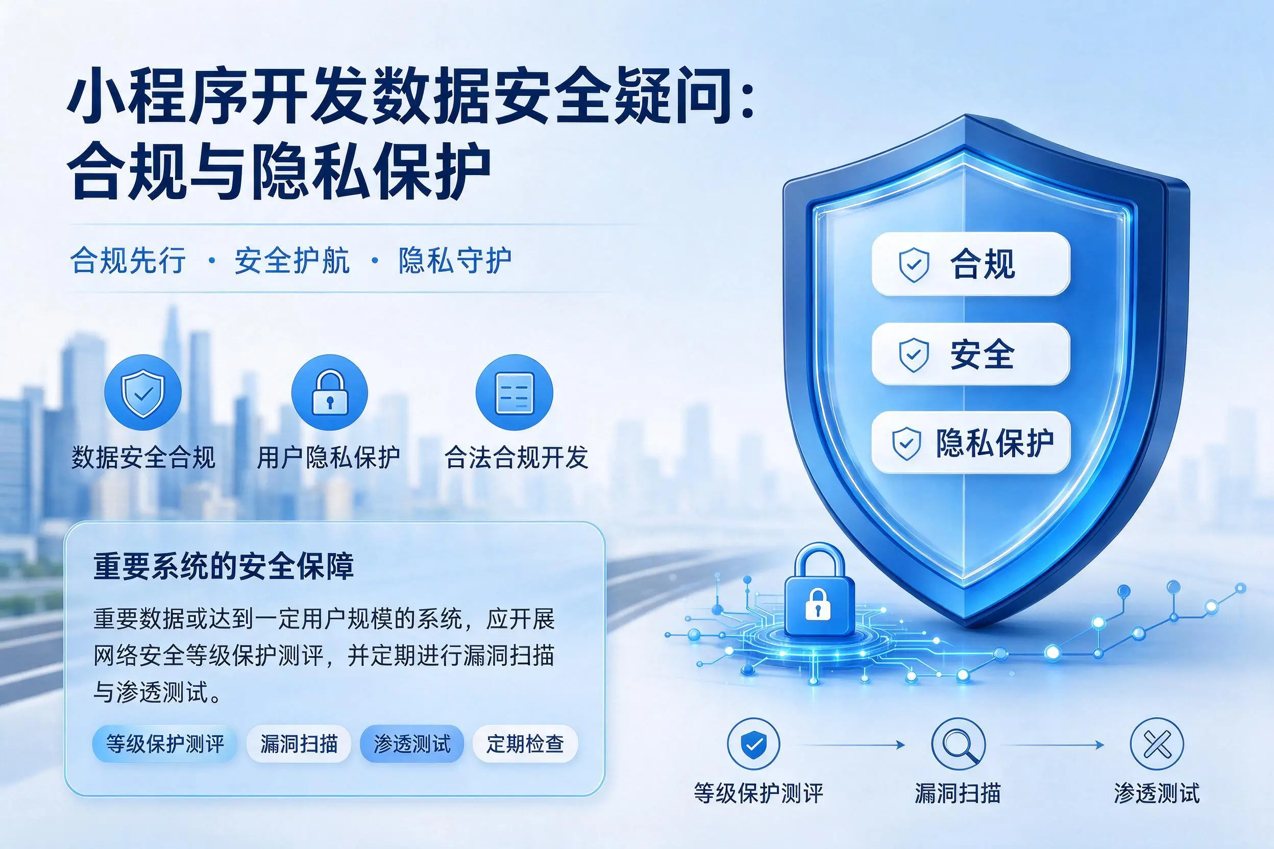 海口小程序开发数据安全疑问:合规与隐私保护