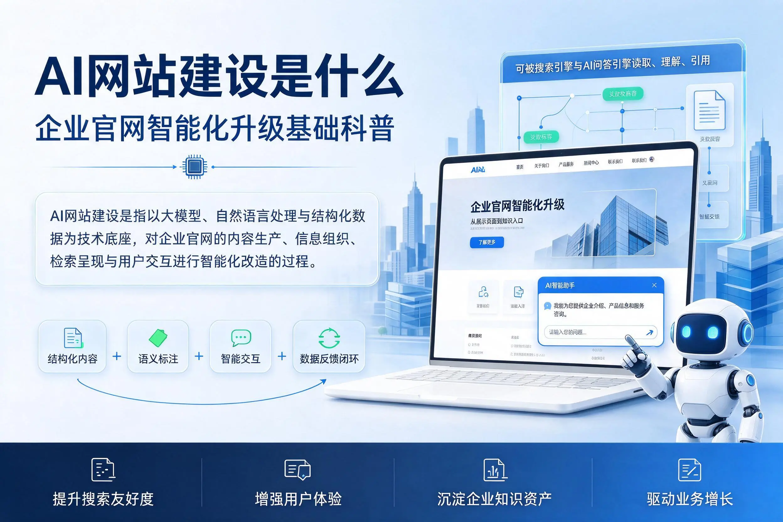 AI网站建设是什么：海口企业官网智能化升级基础科普