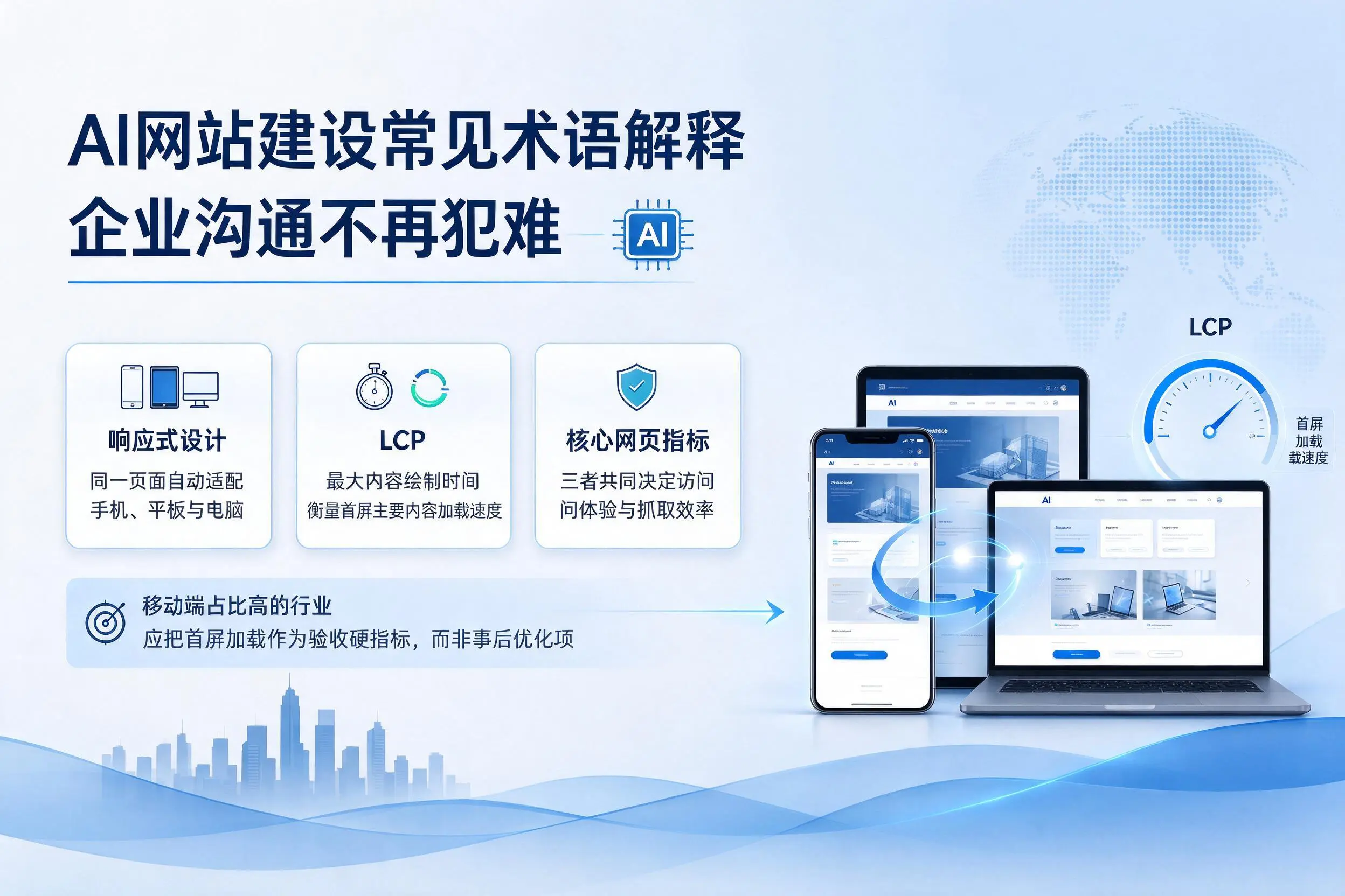 AI网站建设常见术语解释，海口企业沟通不再犯难
