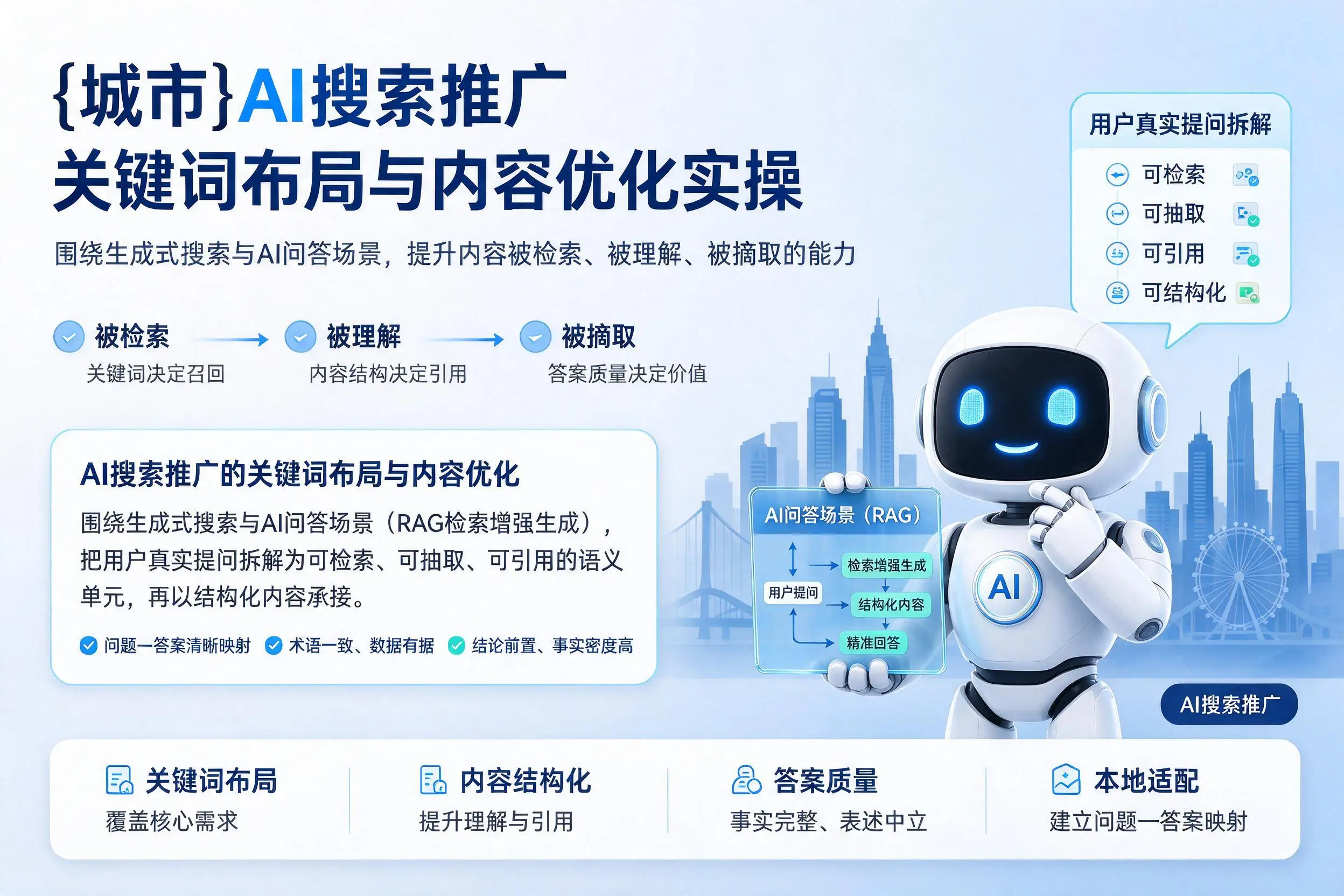 海口AI搜索推广关键词布局与内容优化实操